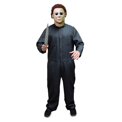 Mens Halloween 2 Michael Myers Coveralls Costume - One Size Fits Most ...