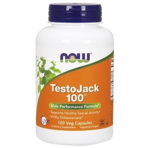Testo Jack 100 by Now Foods  -  120 VegCap - 1 of 2