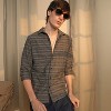Campus Sutra Men Men's Olive Brown Tartan Plaid Shirt - 2 of 4