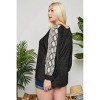 Women's Snakeskin Long Sleeve Plus Top - ADORA - 3 of 3