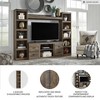 Signature Design by Ashley 72.01" Trinell Pier Brown: Modern Style, 4-Tier Open Shelf Storage, MDF Composite - 3 of 4