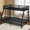 Mshliw Twin Over Full Metal Bunk Bed with Twin Trundle, Heavy-Duty Frame, Safety Guardrail, Noise-Free Design, Space-Saving Bed for Kids or Guests - 3 of 4
