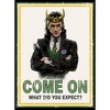 Men's Marvel Come On What Did You Expect Poster T-Shirt - 2 of 4