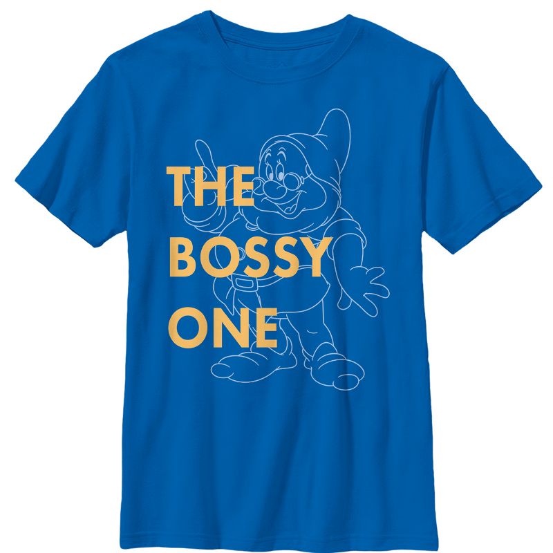 Boy's Snow White and the Seven Dwarves Bossy One T-Shirt, 1 of 5