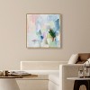 Art Remedy Verdant Breeze Over White Modern Colorful Art Framed - 2 of 4