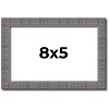 PosterPalooza | Photo Size Textured Grey Picture Frame - UV Acrylic, Foam Board Backing, Hanging Hardware - 2 of 4