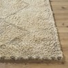 Hauteloom Yurem Wool Living Room, Bedroom Area Rug - Bohemian, Transitional - High Pile - 3 of 4