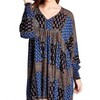 Women's Baby Doll Color Block Dress - Velzera - 4 of 4