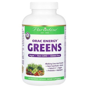 Paradise Herbs ORAC Energy® Greens, 120 Vegetarian Capsules - 1 of 4