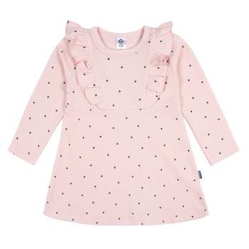 Gerber Baby and Toddler Girls' Dress With Ruffle