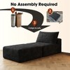 Whisen Convertible Sleeper Sofa Bed, Plush Corduroy Fabric, Back Support with Pillow - 4 of 4