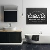 Stupell Industries Cotton Co. Laundry Room Sign Black White Minimal, 48" x 36" - 2 of 4