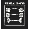 Gym Culture Personal Growth Long Sleeve Adult Hooded Sweatshirt - 2 of 2