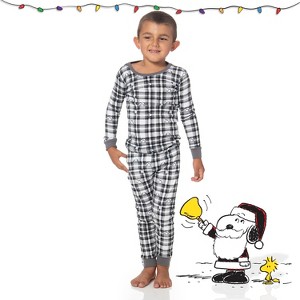 2T-5T Toddler Snoopy Family Matching Pajamas Sleepwear 2-Piece Sets for Christmas with Woodstock Charlie Brown Linus - PEANUTS - 1 of 4