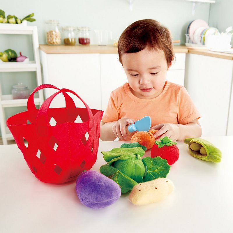 Hape Toddler Felt Fruit & Vegetable Baskets, 3 of 7