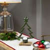 Northlight Winter Tree with Star Topper Metal Christmas Tealight Holder - 9.5" - 2 of 4
