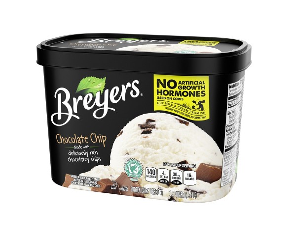 Breyers Chocolate Chip Ice Cream Dessert - 48oz