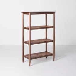 Wood & Cane Tall 4-Shelf Bookcase - Hearth & Hand™ with Magnolia