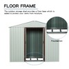 CAVINAS Outdoor Storage Shed Weatherproof Garden Shed with Sliding Door and Apex Roof - 2 of 4