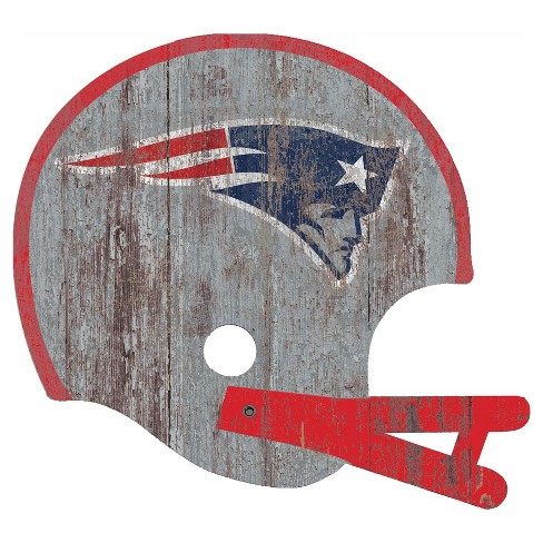 NFL Round Distressed Sign: New England Patriots