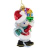 Huras Family 6.0 Inch Little Mouse With Christmas Gifts First Christmas Baby Tree Ornaments - 3 of 3