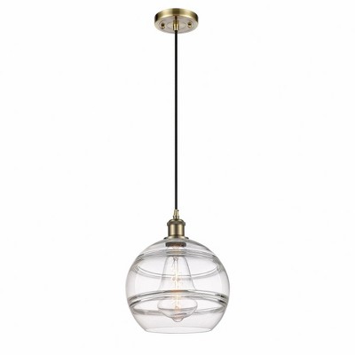 Rochester - 1 Light Cord Hung Mini Pendant In Industrial Style-11.63 Inches Tall and 10 Inches Wide