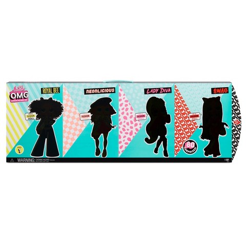 Modstander Canada Kontur L.o.l. Surprise! O.m.g. 4pk – Complete Collection Of Series 1 Fashion Dolls  With 80 Surprises : Target