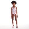 Andy & Evan  Toddler  Bomb Pop/Checker Print One Pc Halter Swimsuit - 4 of 4