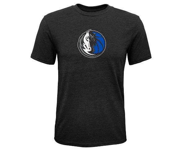 Dallas Mavericks Boys' Buzzer Beater Gray Performance T-Shirt M
