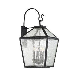 Savoy House Woodstock 4 - Light Wall Light in  Black - 1 of 3