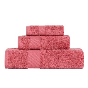 Modern Solid Classic Luxury Egyptian Cotton Towel Set by Blue Nile Mills - 1 of 4