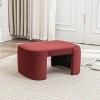 SEYNAR Modern Velvet Rectangle Accent Ottoman - 4 of 4