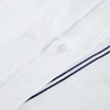 Cotton Two-Line Embroidered 3 Piece Duvet Cover Set by Blue Nile Mills - 3 of 4