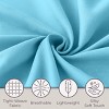 Hastings Home Full Size Brushed Microfiber 4 Piece Bed Sheet and Linen Set with Stain Resistant Fitted and Flat Sheets - Light Blue - 4 of 4