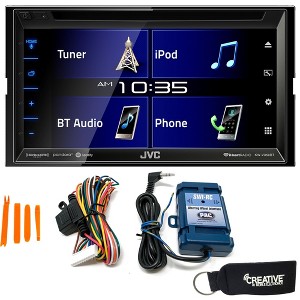 JVC KW-V350BT 6.8" Receiver With Bluetooth, 13-Band EQ + SWI-RC Steering Wheel Control Interface - 1 of 4