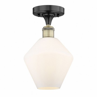 Cindyrella - 1 Light Semi-Flush Mount In Nautiical Style-11.25 Inches Tall and 8 Inches Wide