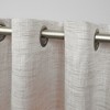 EXCLUSIVE HOME Burke 100% Blackout Grommet Top Curtain Panel Pair, 52"x84", Blush, Set of 2 - 3 of 4