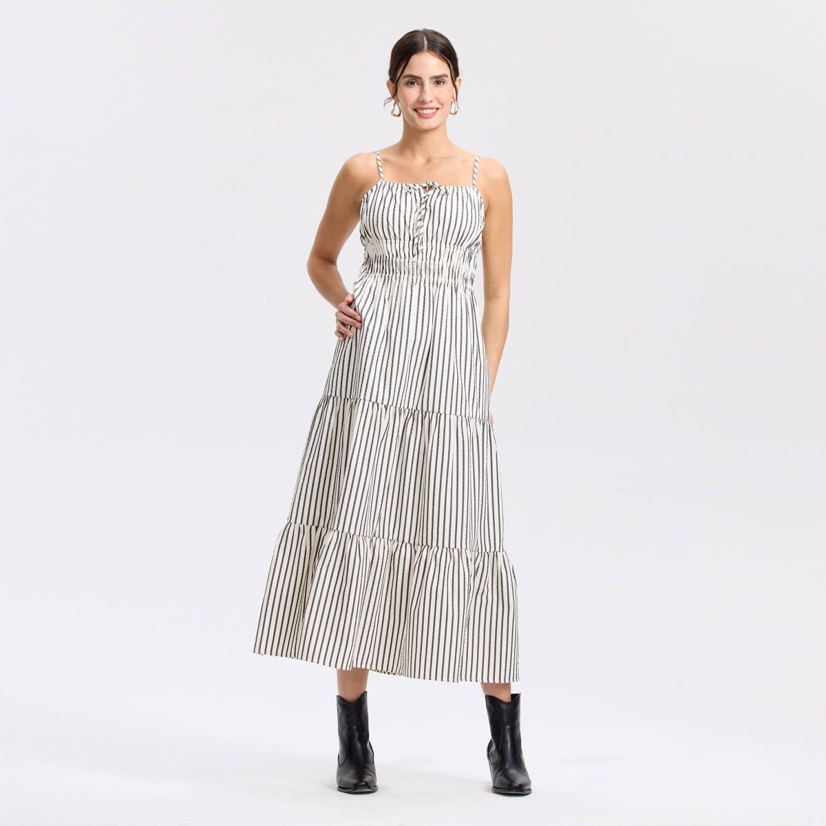 Women's Sleeveless Midi A-Line Dress - Universal Thread™