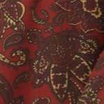 deep burgundy paisley