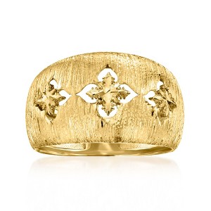 Ross-Simons Italian 10kt Yellow Gold Florentine-Style Ring : Target