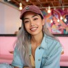Dalix Sushi Roll Embroidered Maki Cotton Dad Hat Baseball Cap Adjustable Womens - 2 of 4