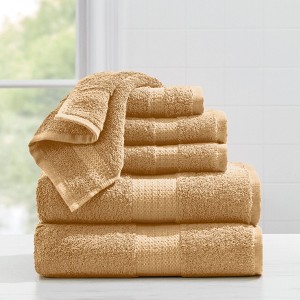BrylaneHome BH Studio 6 Piece Bath Towel Set - 1 of 3