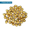 Unique Bargains Flat Back Acrylic Teardrop Rhinestone Embellishments 50 Pcs - 3 of 4