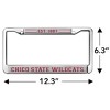 Cal State Chico School Logo Full Size Standard License Plate Metal Frame - 4 of 4