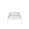 Platform Bed with Footboard & 2 Drawers - Storage Bed Frame - Slatted Support - 2 of 3