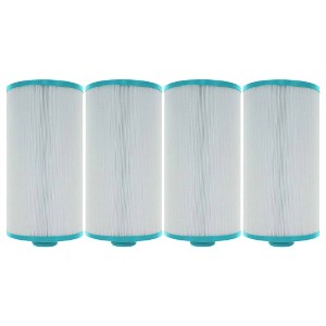 Hurricane 4 Pack HF5H45-01 Advanced Spa Filter Cartridge Replacement for PFF50P4, Unicel 5CH-45, Filbur FC-2401, Free Flow Spas Legend - 1 of 4