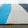 World Rug Gallery Contemporary Stripe Reversible Recycled Plastic Outdoor Rugs - image 3 of 4