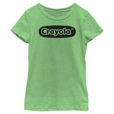 Girl's Crayola Classic Black Logo T-Shirt