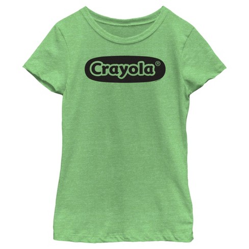 Girl's Crayola Classic Black Logo T-Shirt - image 1 of 4