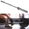 Yaheetech 86" Chrome Olympic Barbell Bar Weight Lifting Gym Workout 35 Lb Black - 2 of 4